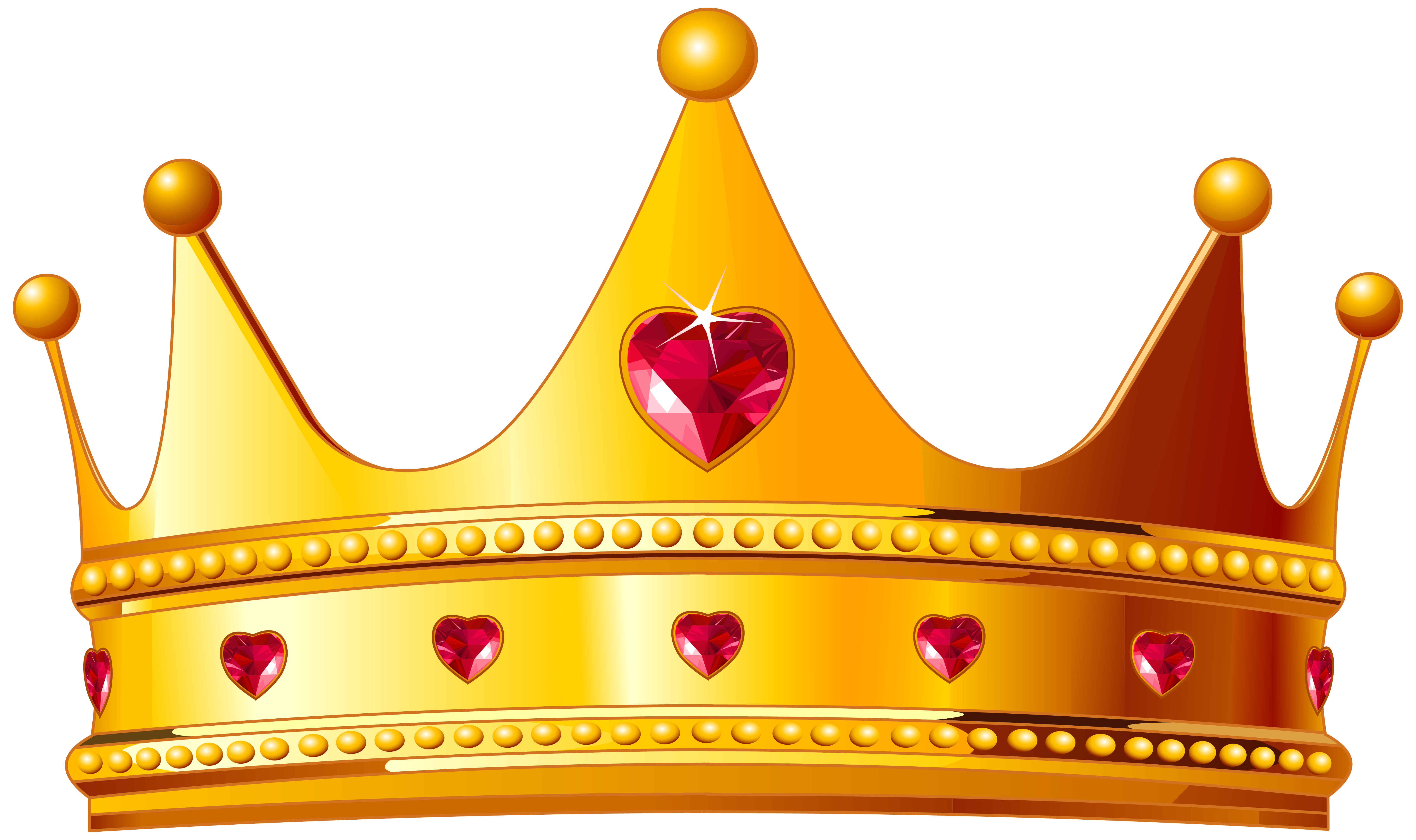 Golden Elizabeth Of Queen Crown Mother Hearts Clipart