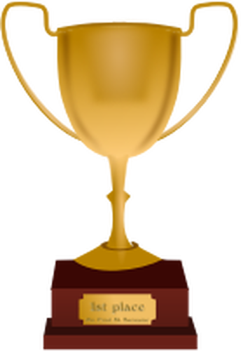 Engraved Trophy Clipart