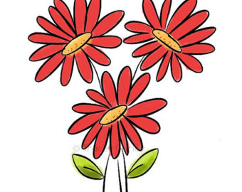 Vintage Gerber Daisy Free Download Png Clipart