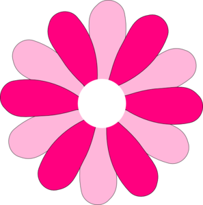 Pink Gerber Daisy At Clker Vector Clipart