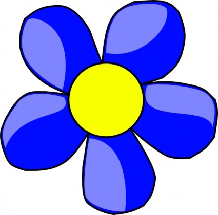 Blue Daisy Flower Images Image 8 Clipart