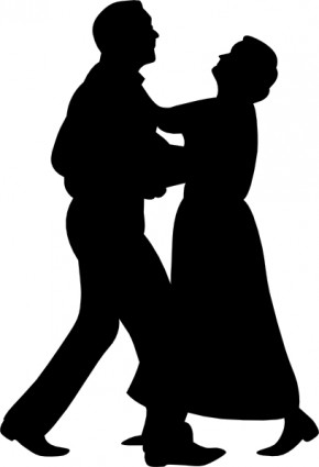 Dance Dancing Couple Vector In Open Office Clipart