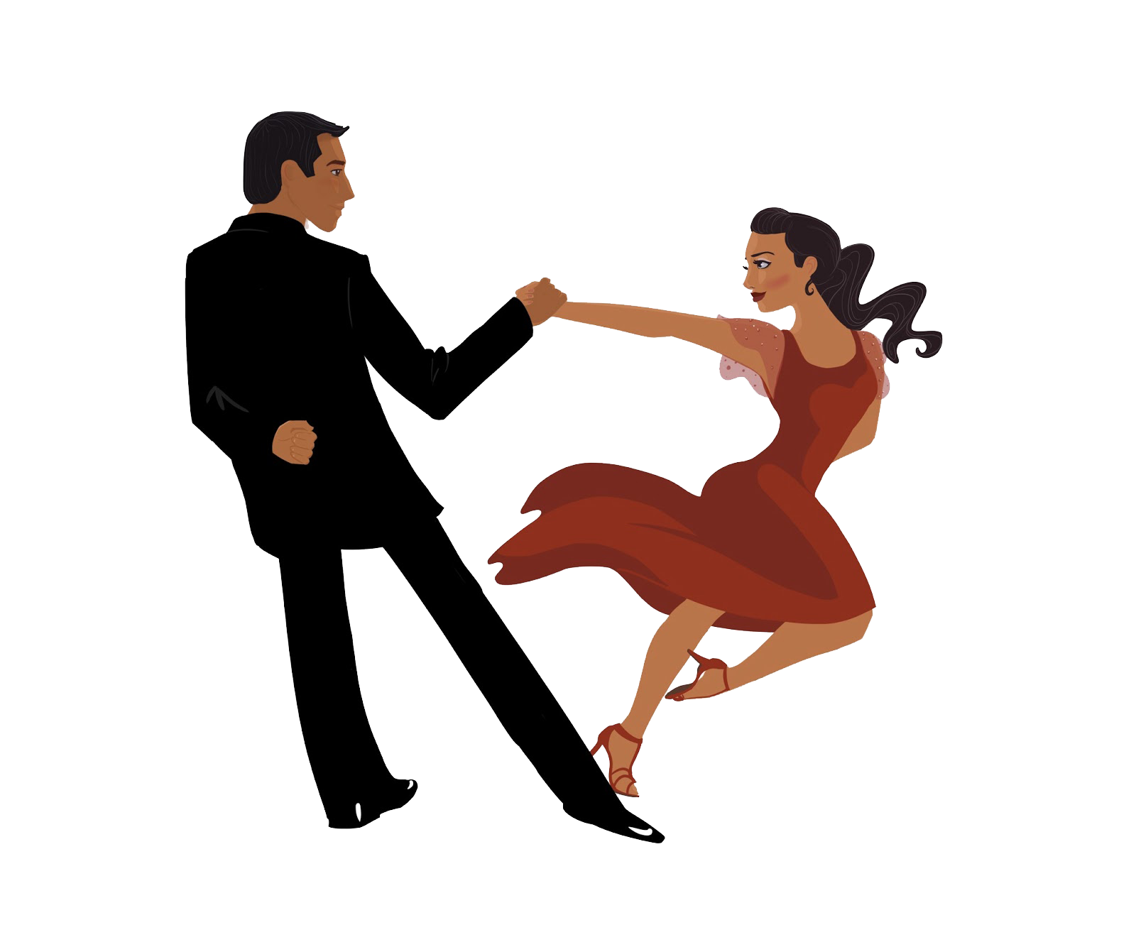 And Latin Ballroom Dancing Dance Men Tango Clipart