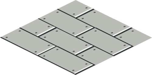 Silver Floor Tiles Pattern Clipart