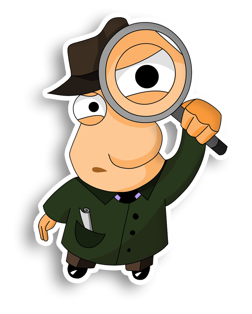 Detective Glass Magnifying Private Investigator PNG Image High Quality Clipart
