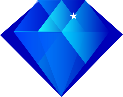 Blue Diamond Clipart