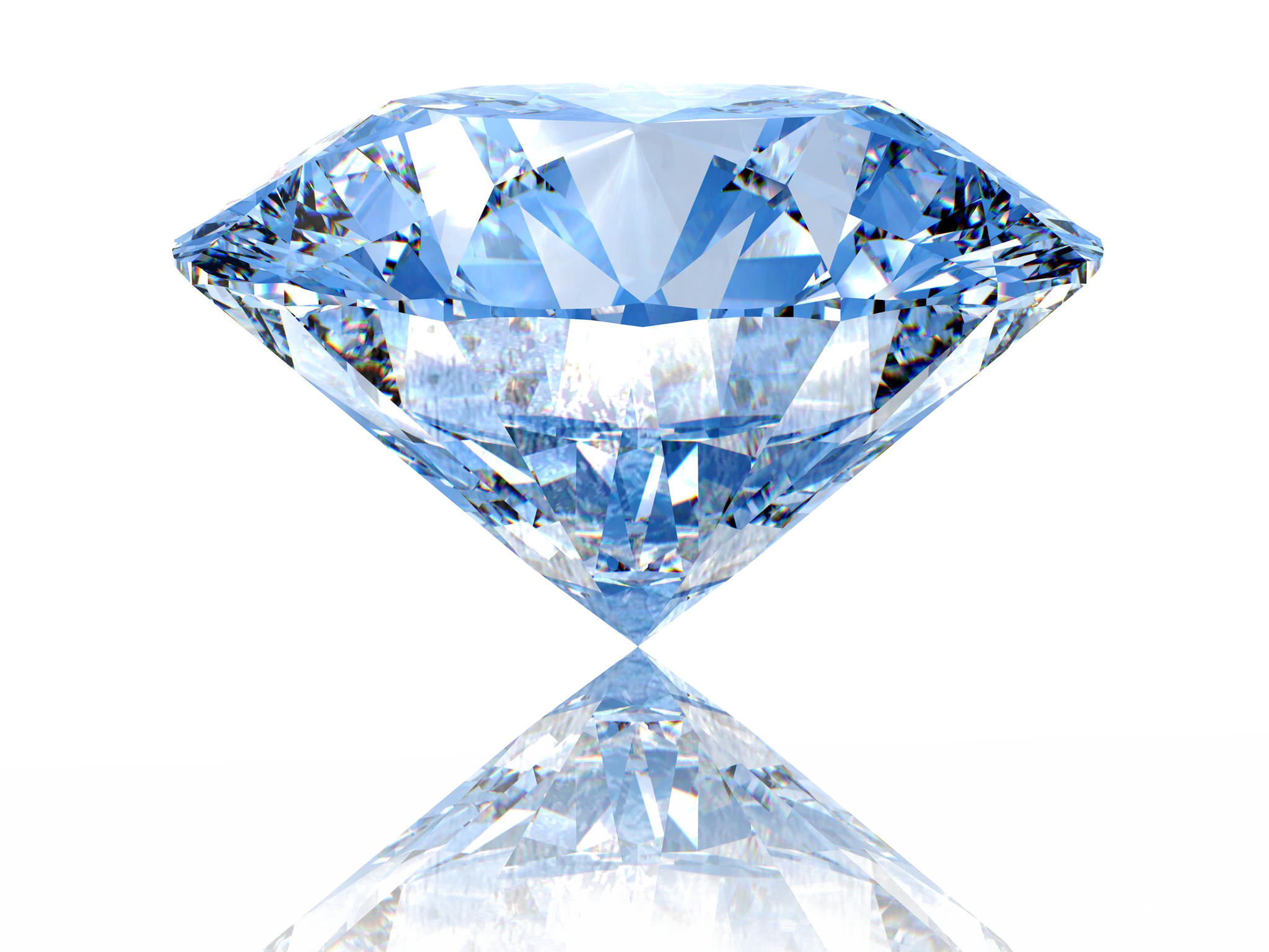 Blue Color Memorial Diamond Carat Free PNG HQ Clipart