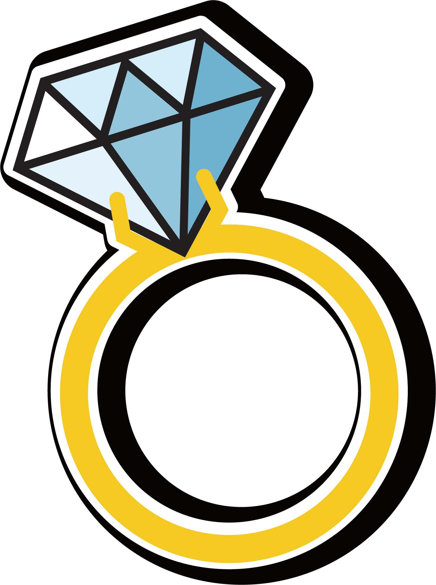 Download Blue Ring Diamond Gemstone Vector HD Image Free PNG Clipart ...