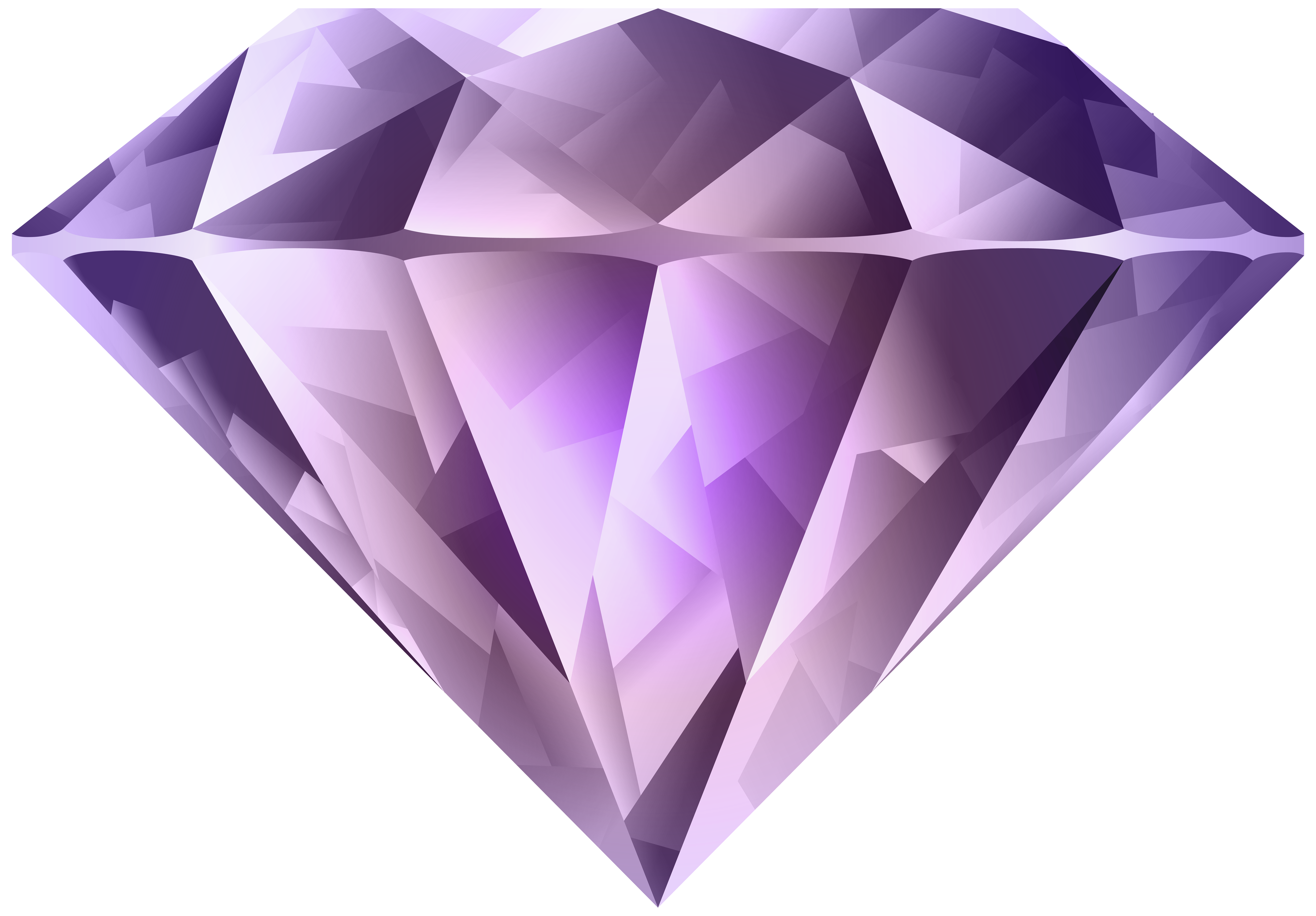 Purple Diamond Transparent PNG Image High Quality Clipart