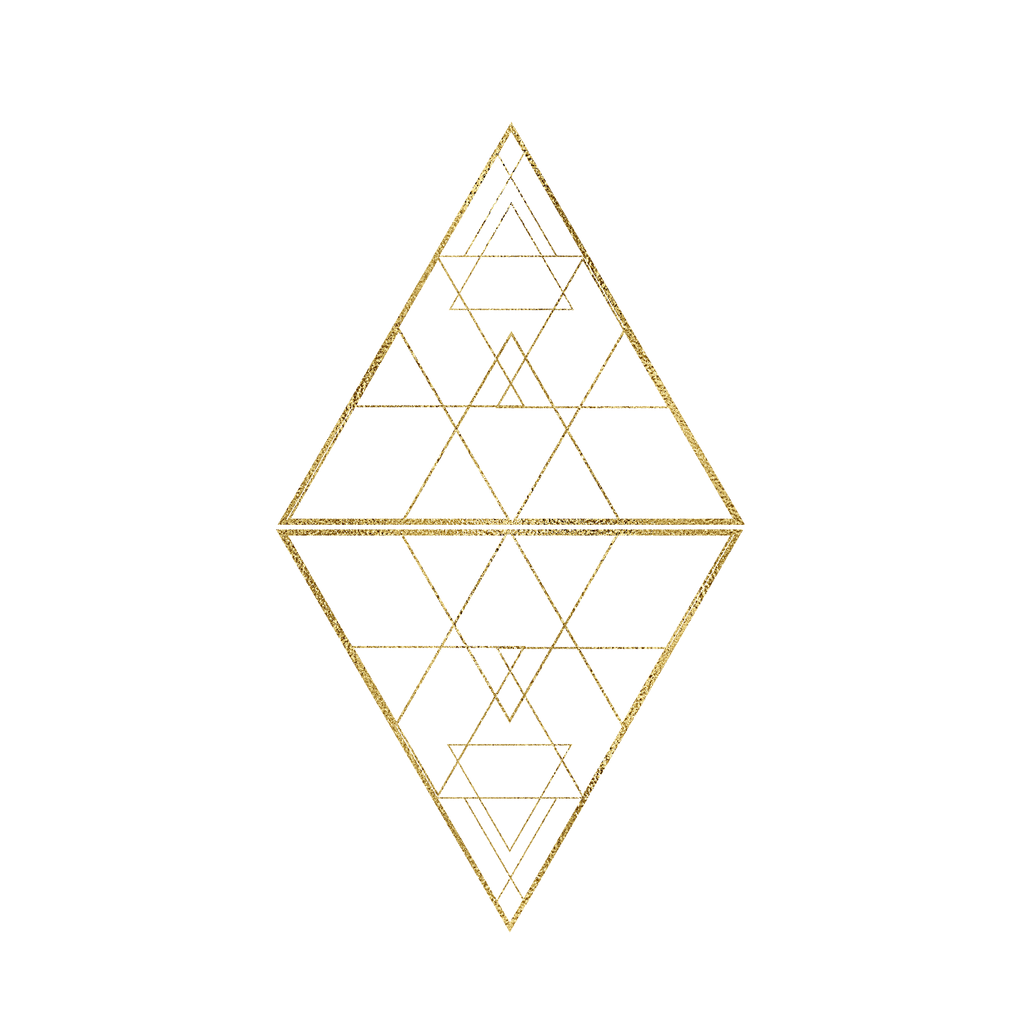 Pattern Diamond Triangle Golden HD Image Free PNG Clipart