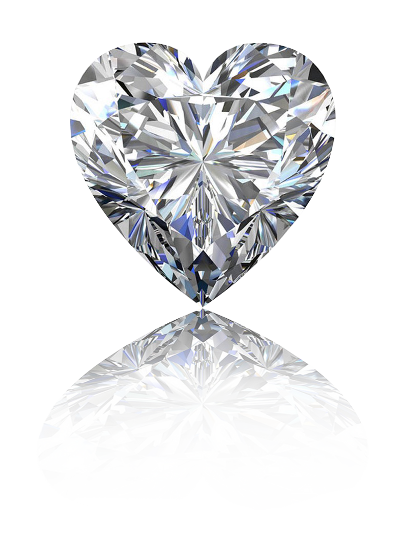 Heart Cut Cubic Shaped Shape Diamond Zirconia Clipart