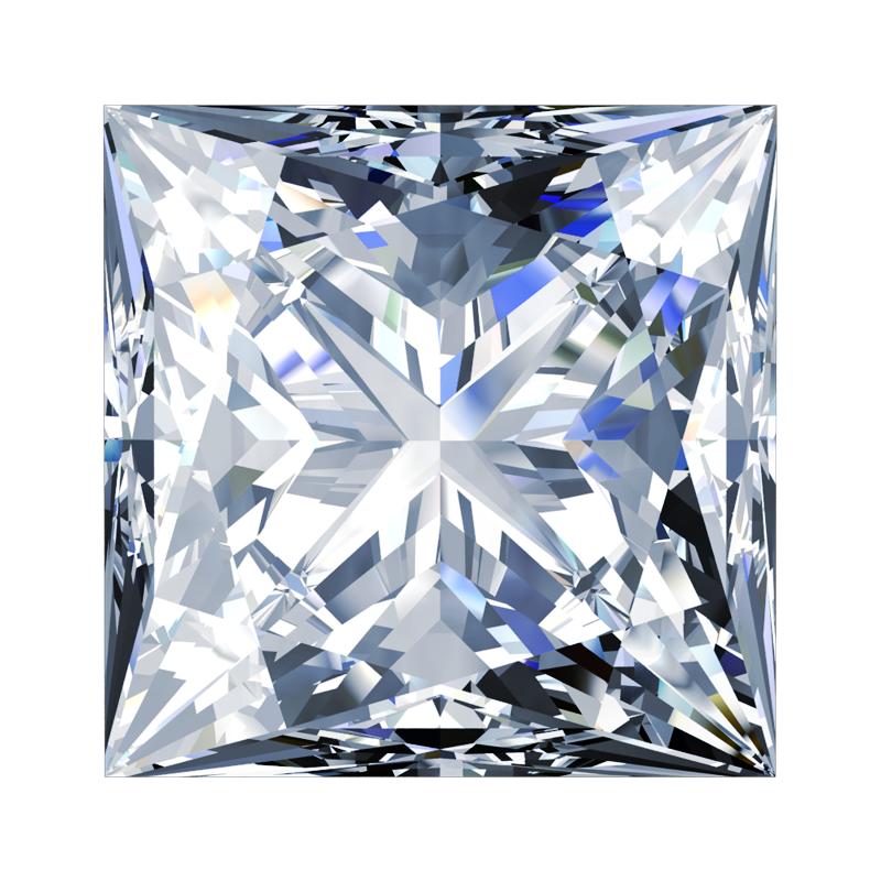 Cut Diamond Princess Jewellery PNG Image High Quality Clipart