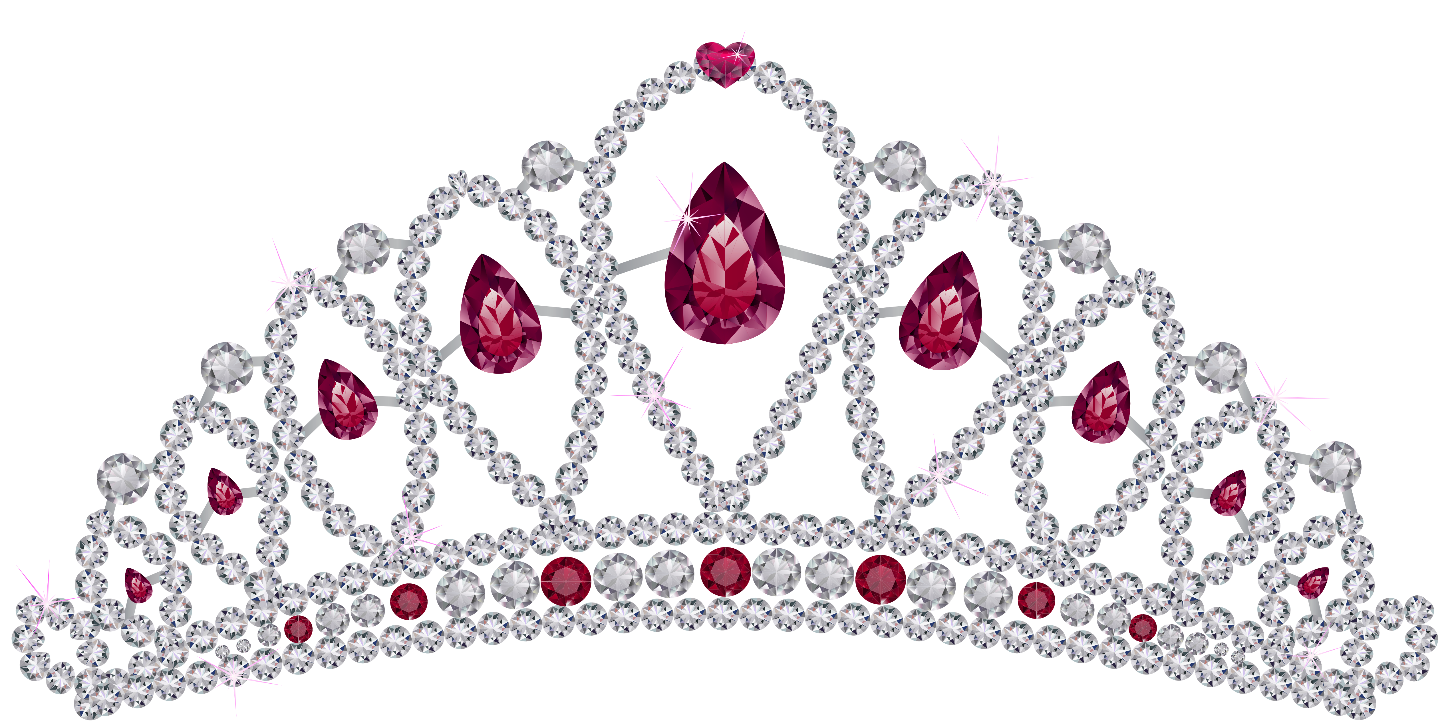 Rubies Diamond With Fuente Crown Maximus Tiara Clipart