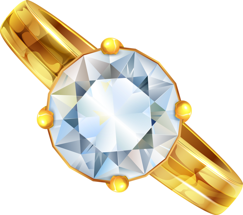 Diamond Jewellery Anel Ring Gemstone Cartoon Clipart