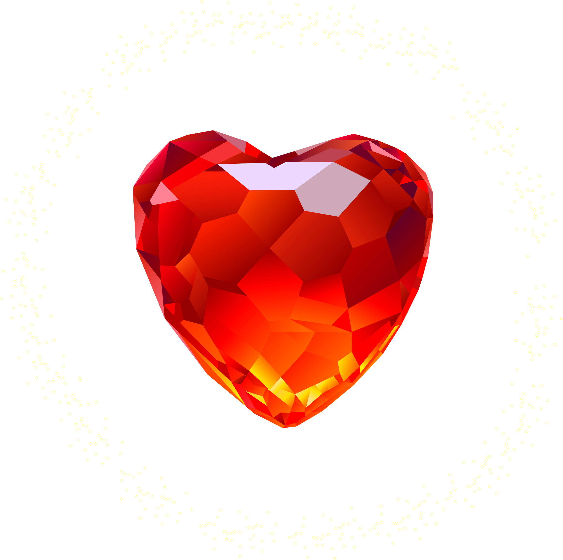 Large Heart Diamond Red Free Clipart HQ Clipart