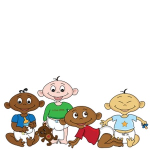 Baby In Diaper Download Png Clipart