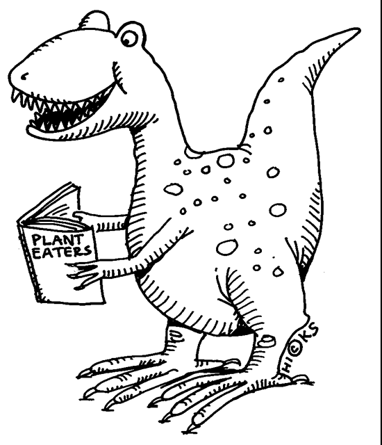 Reading Dinosaur Gallery Free Download Clipart