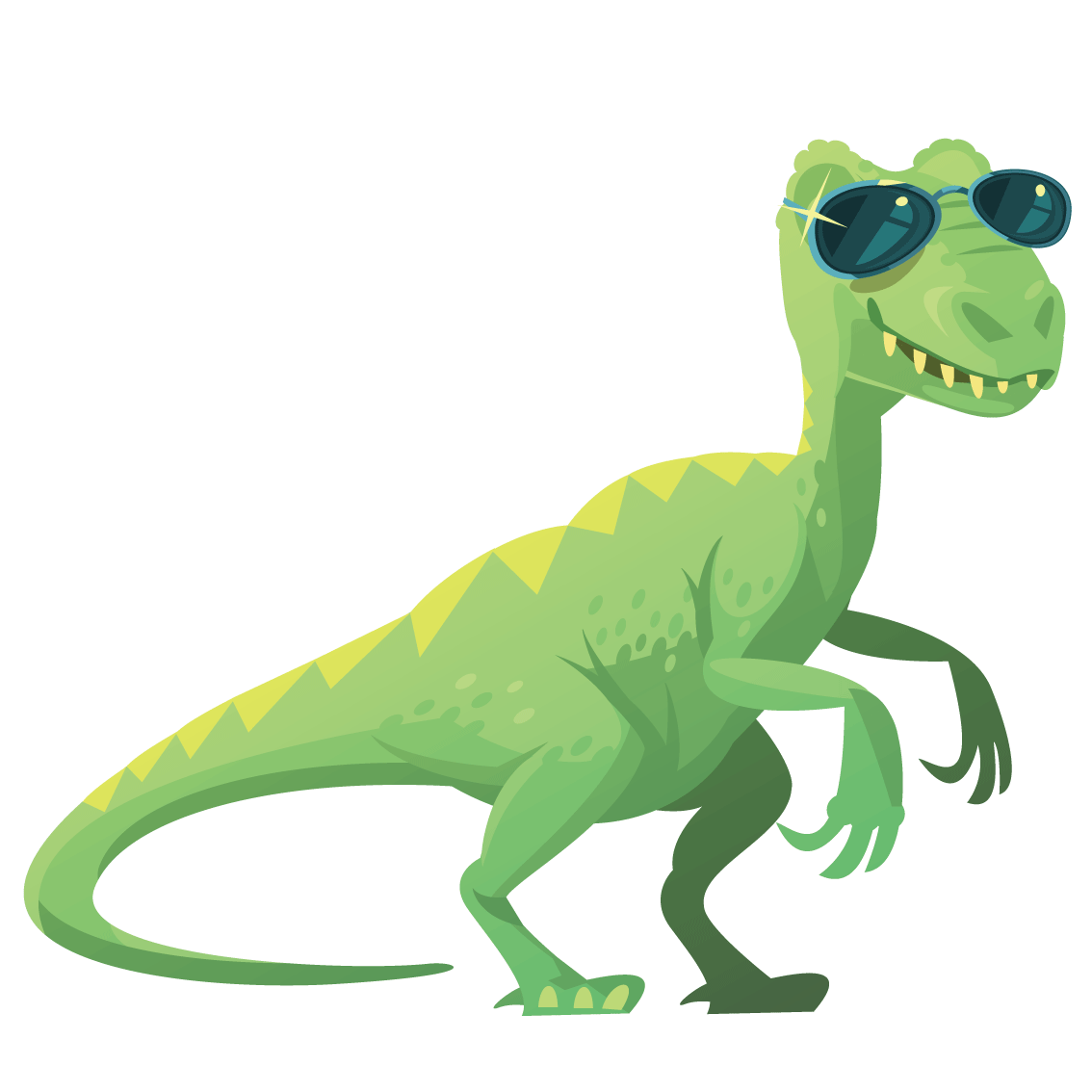 Wearing Sunglasses Photography Illustration Royalty-Free Dinosaur Cartoon Clipart