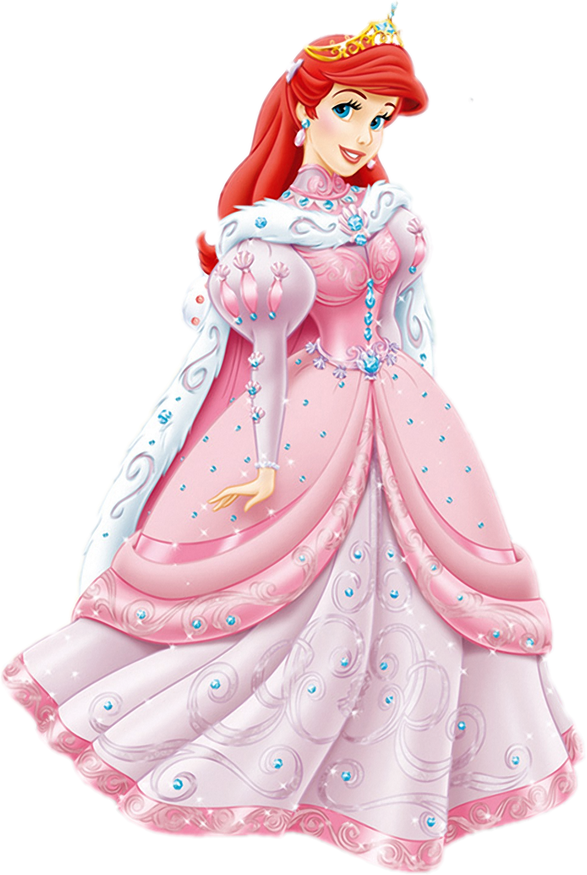 Little Ariel Belle Transparent Disney The Dress Clipart