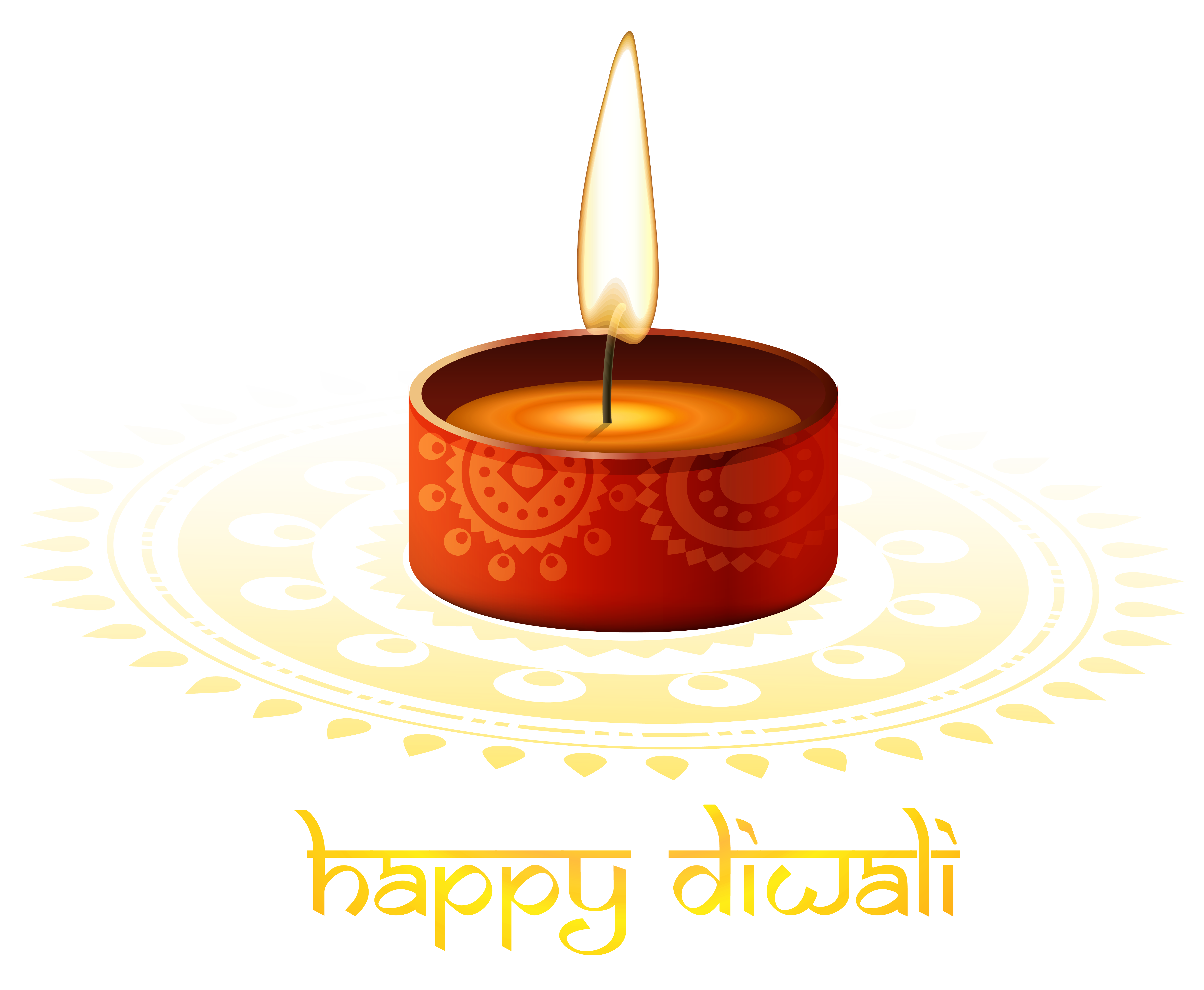 Candle Diwali Red Happy HQ Image Free PNG Clipart