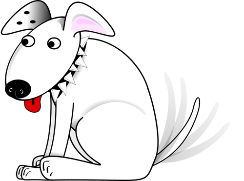 Dog Seated Clipart