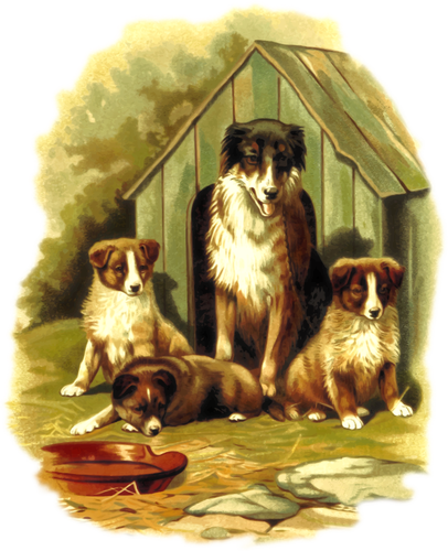 Cute Dogs Image Clipart