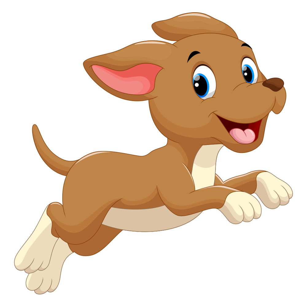 Running Puppy Dog Cartoon Free Download PNG HQ Clipart