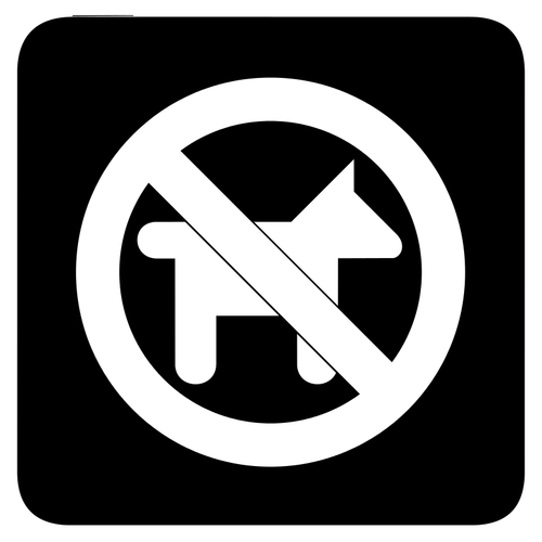 No Dogs Icon Clipart