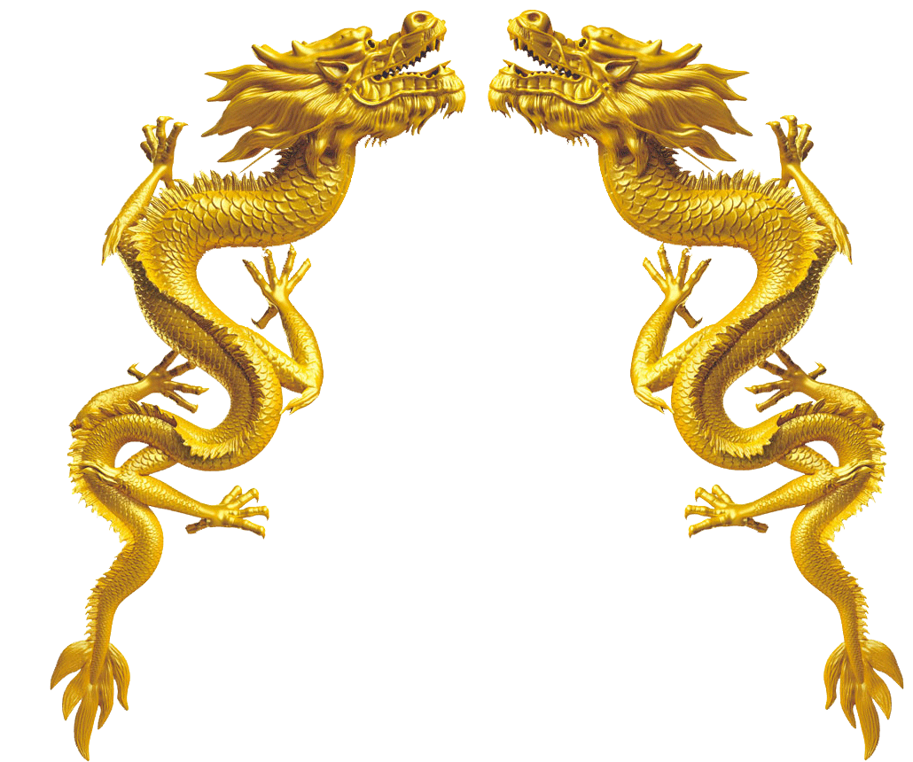 Golden Chinese Dragon Download HQ PNG Clipart