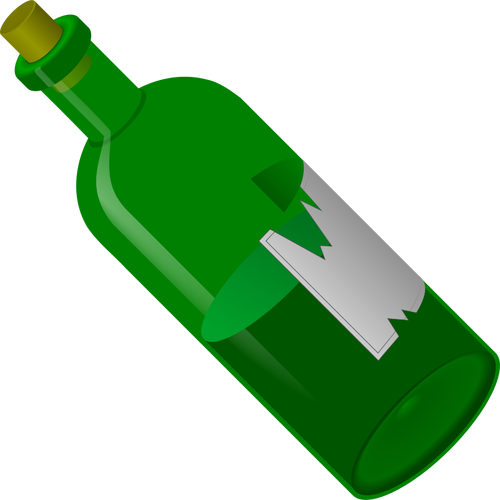 Green Bottle Clipart