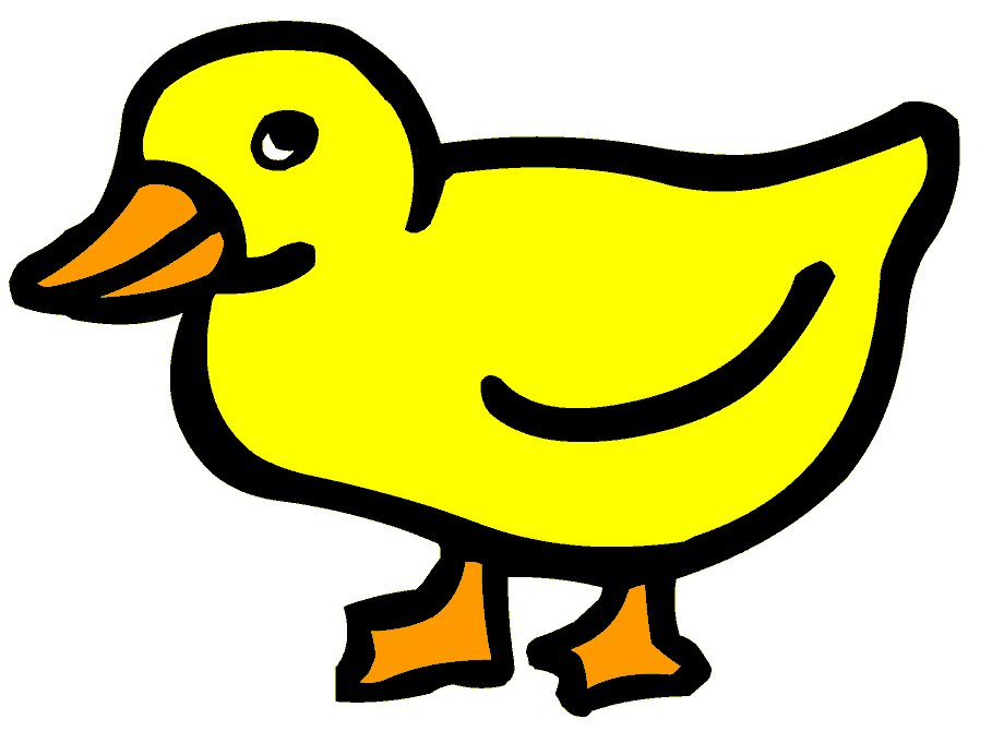 Duck Black And White Images Free Download Clipart