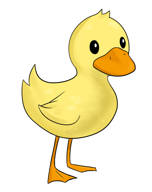 Duck Black And White Images Free Download Png Clipart