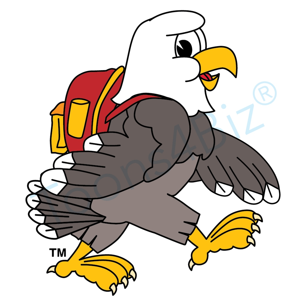 Bald Eagle Mascot Backpack Hd Photos Clipart