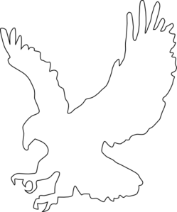 Eagle Black And White Image Png Clipart