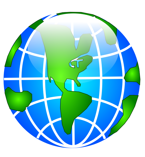 Globe Earth On Planet Earth And Earth Clipart