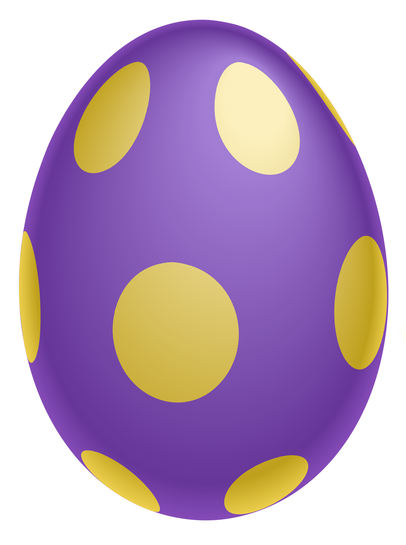 Picture Dotted Purple Easter Clipairt Egg Bunny Clipart