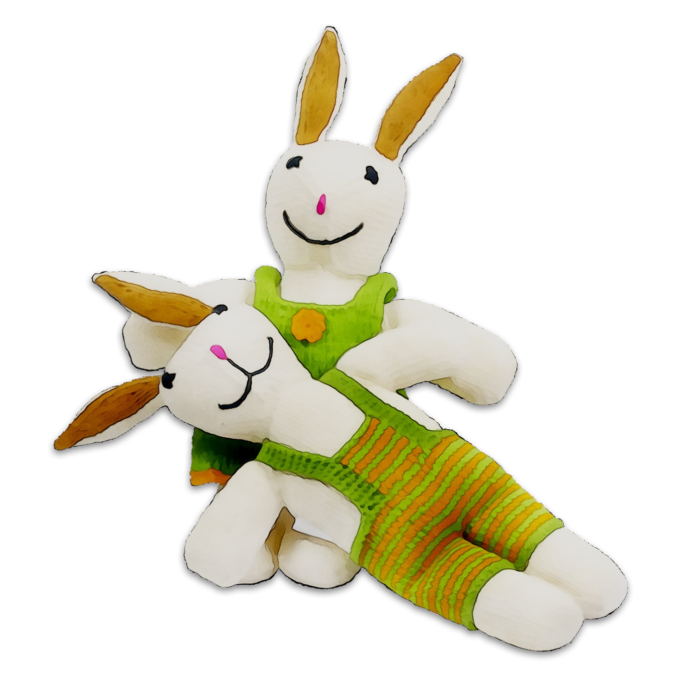 Animals Cuddly Plush Stuffed Toys Easter Bunny Clipart