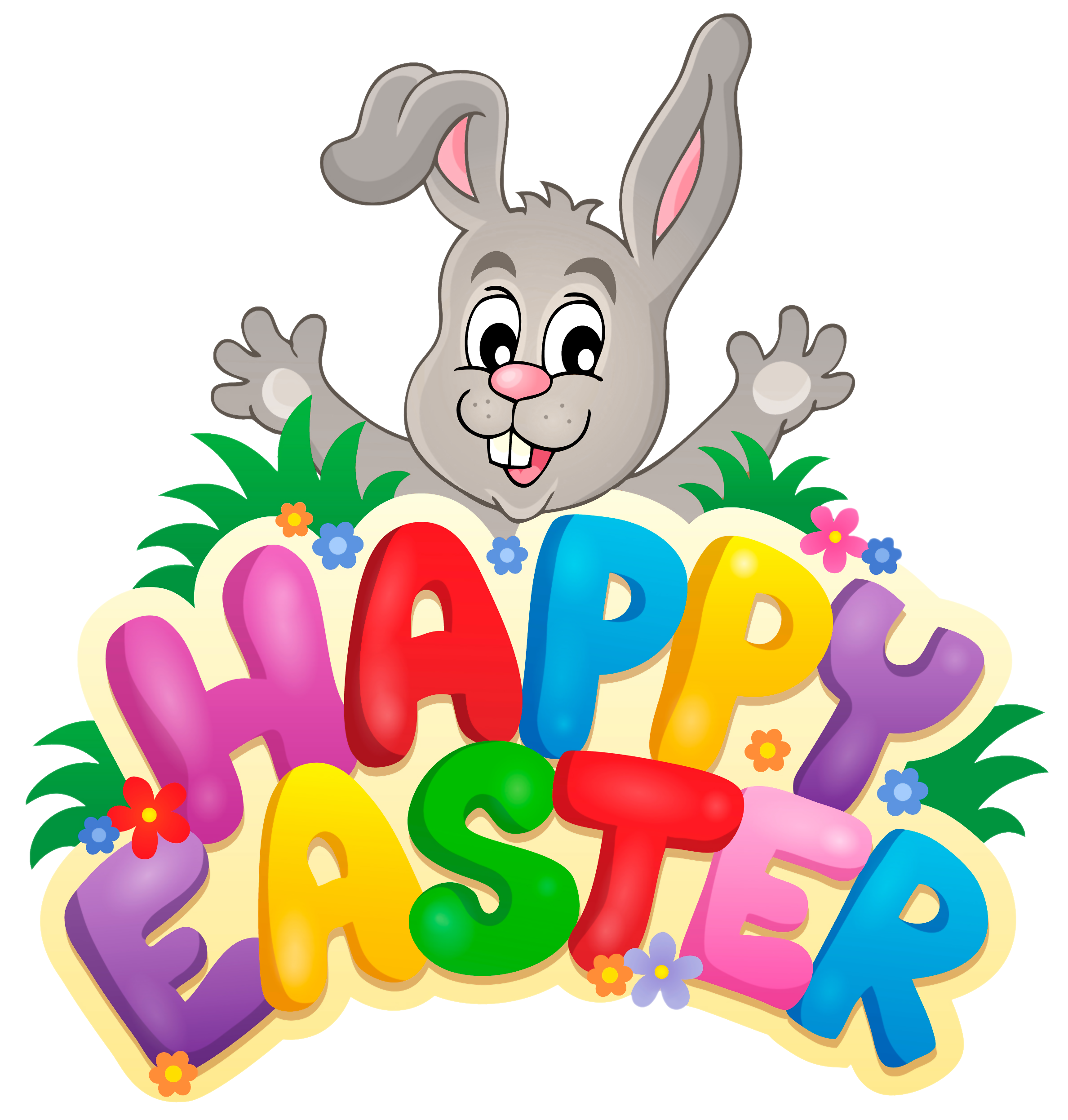 Picture Easter Transparent With Bunny Happy Clipart