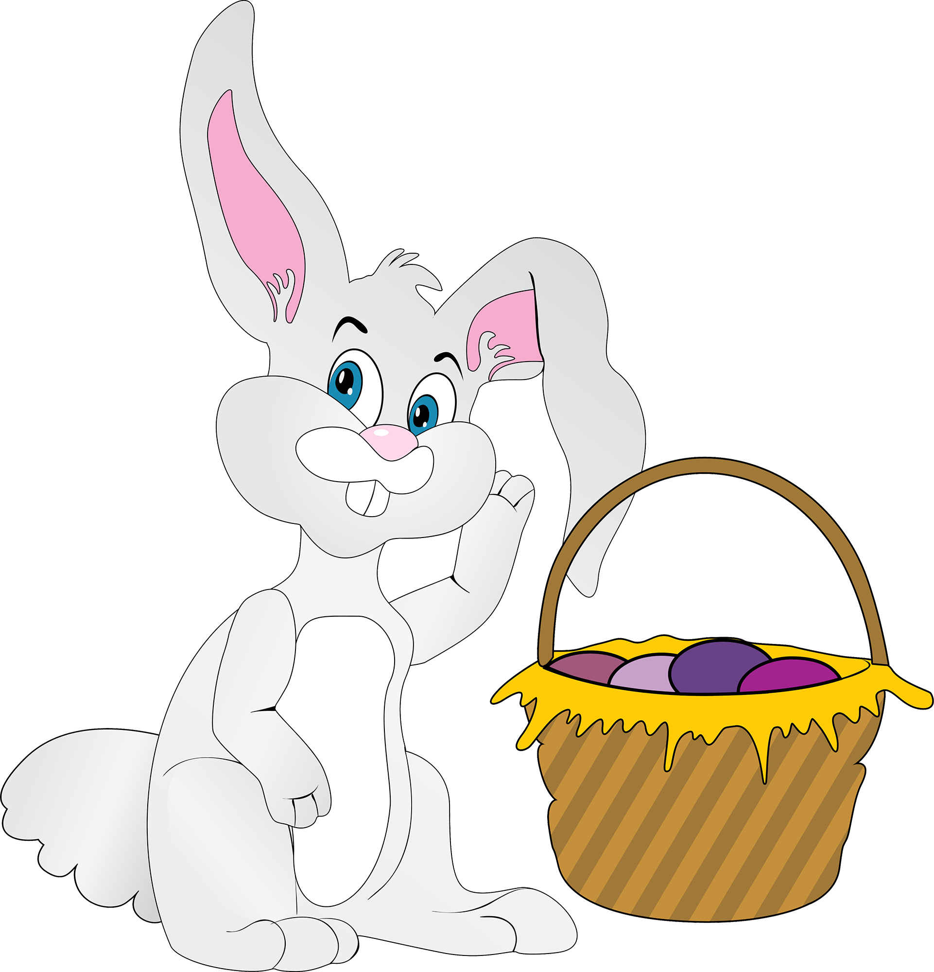 Bugs Rabbit European Easter Bunny Happy Clipart