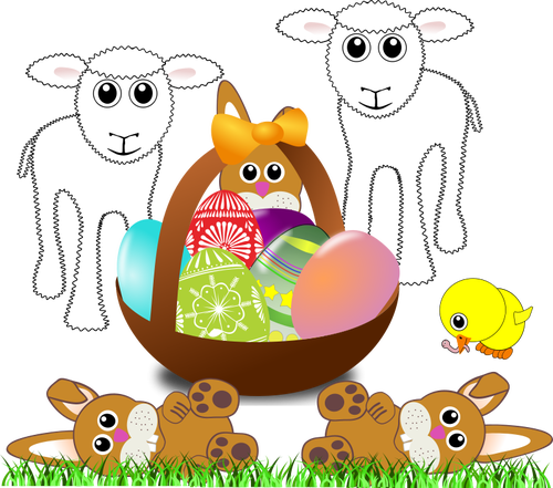 Of Easter Symbols Clipart
