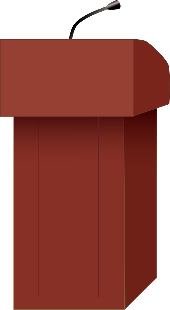 Podium Public Speaking Download HD PNG Clipart