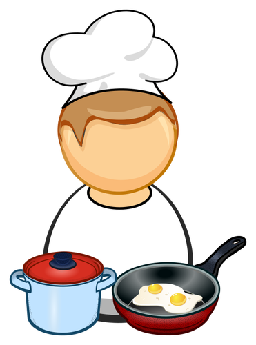 Chef Cooking Clipart