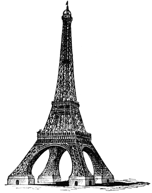 Eiffel Tower Paris Tower Dromgfd Top Clipart