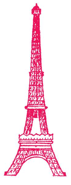 Pink Eiffel Tower Cwemi Images Gallery Clipart