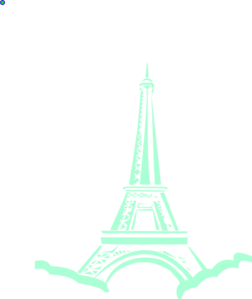 Mint Eiffel Tower At Clker Com Vector Clipart
