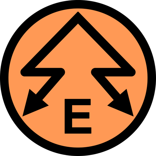Electric Power Emblem Clipart