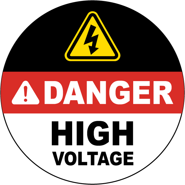 High Danger! Hazard Voltage Free Download PNG HD Clipart