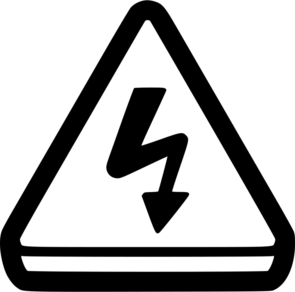 Portable Icons Electricity Alart Sign Computer Electrical Clipart
