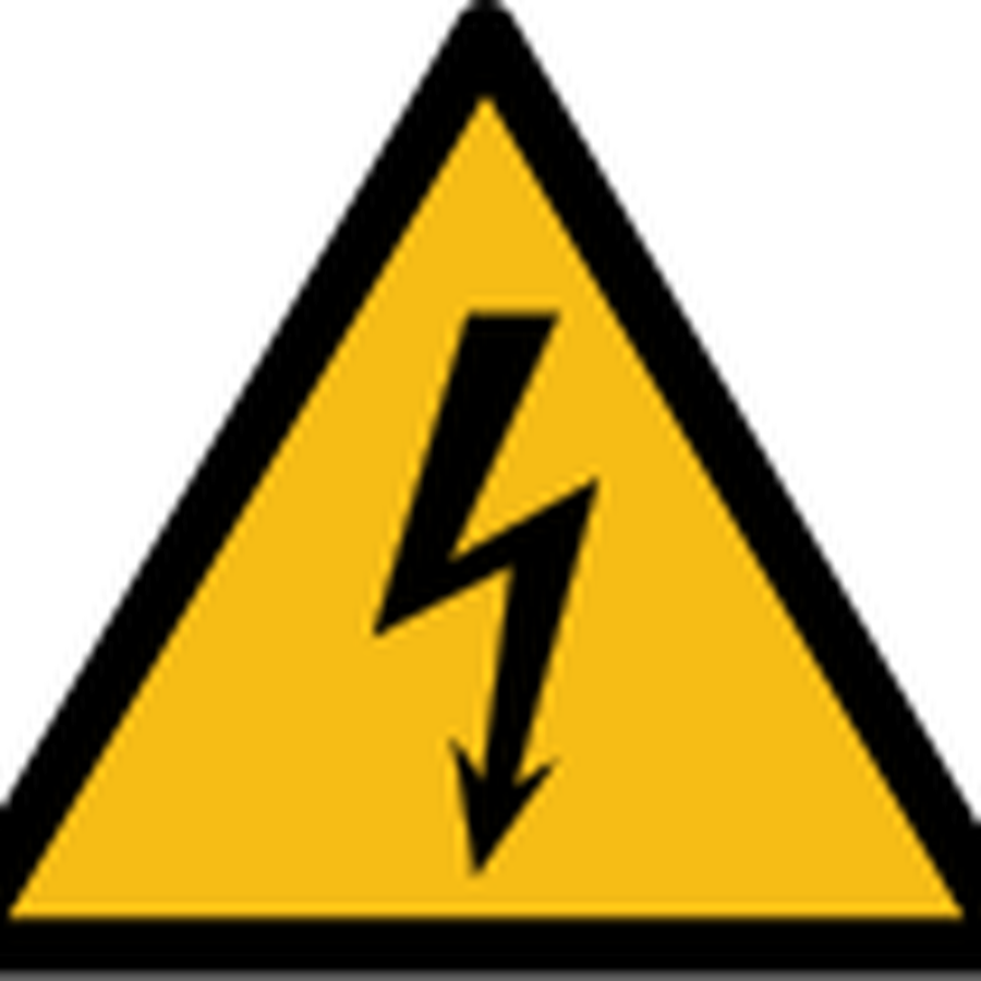 Risk Electricity Hazard High Electrical Voltage Injury Clipart