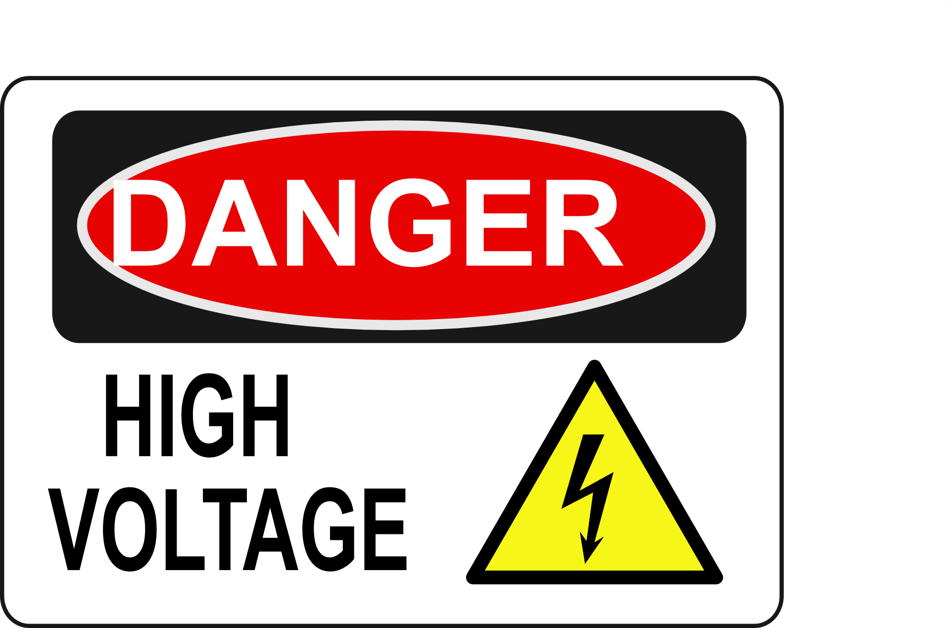 High Electricity Voltage HD Image Free PNG Clipart